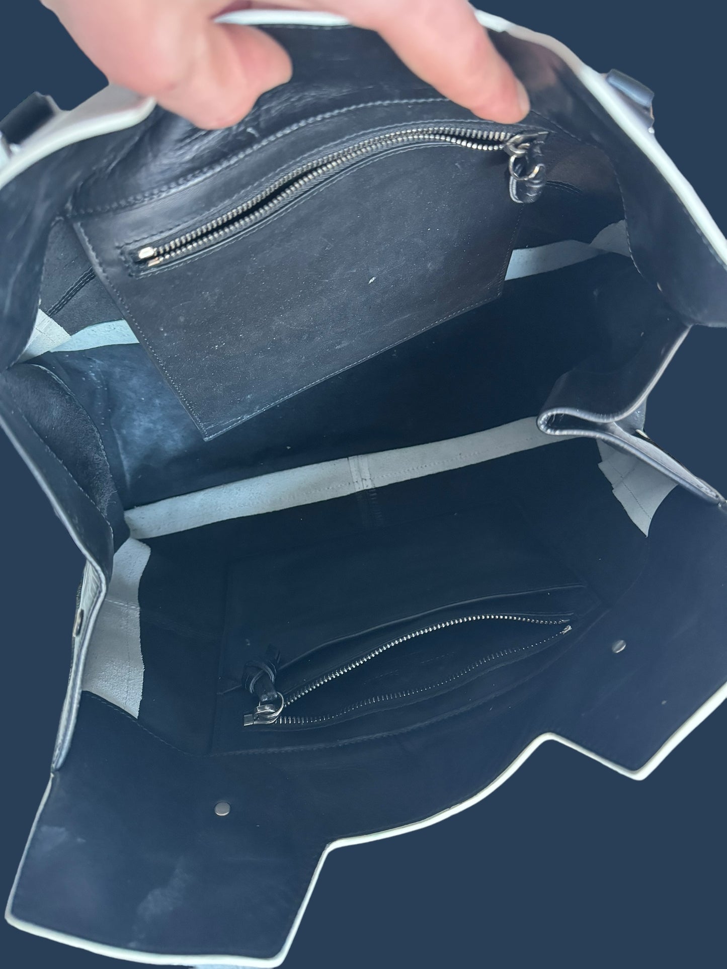 PROENZA SCHOULER black & white purse