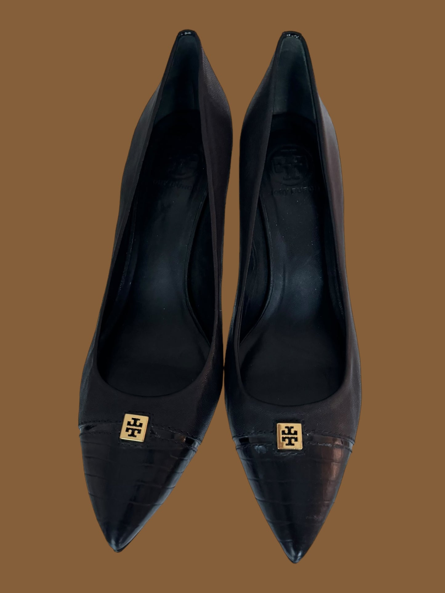 TORY BURCH black heels size 11