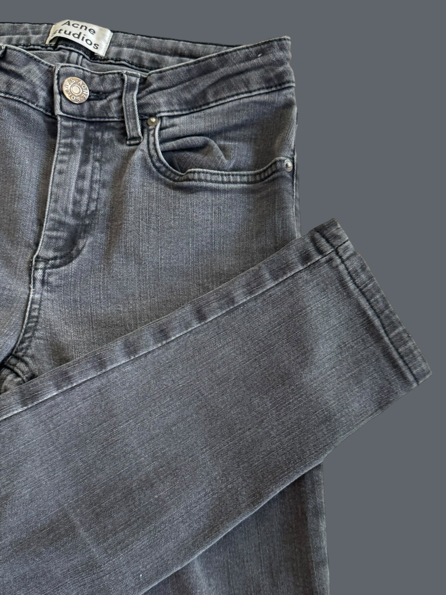 ACNE STUDIOS grey jeans size 25