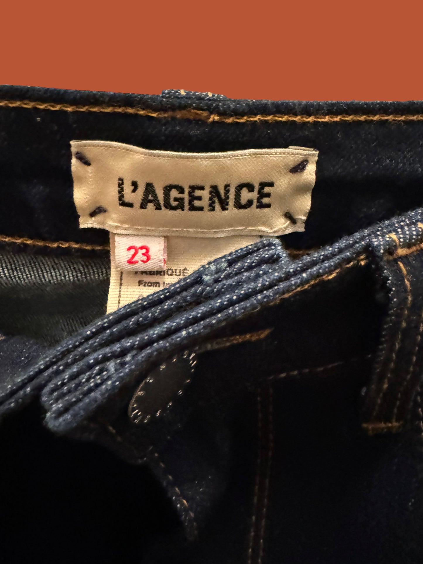 L’AGENCE bellbottom jeans size xs