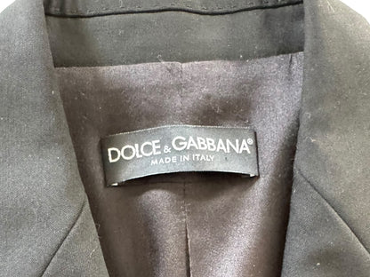 DOLCE & GABBANA black blazer size small