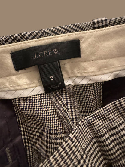 J CREW checkered pants size medium