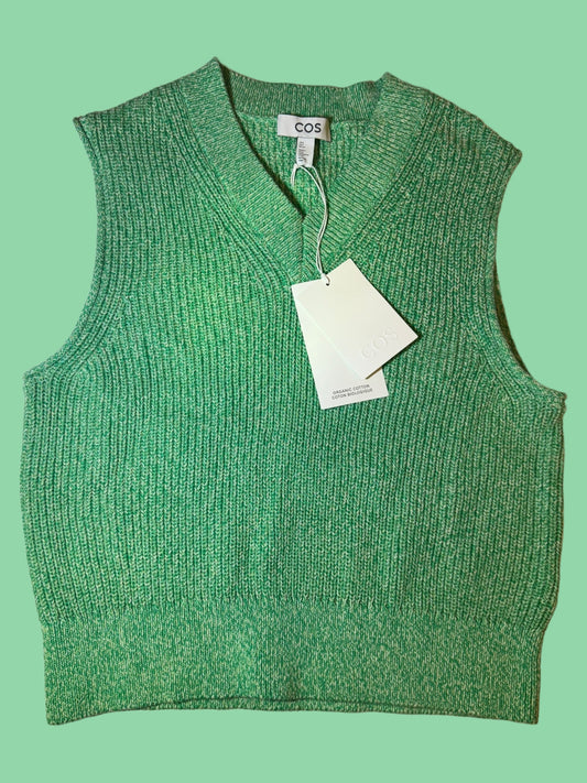 COS green vest ‘nwt’