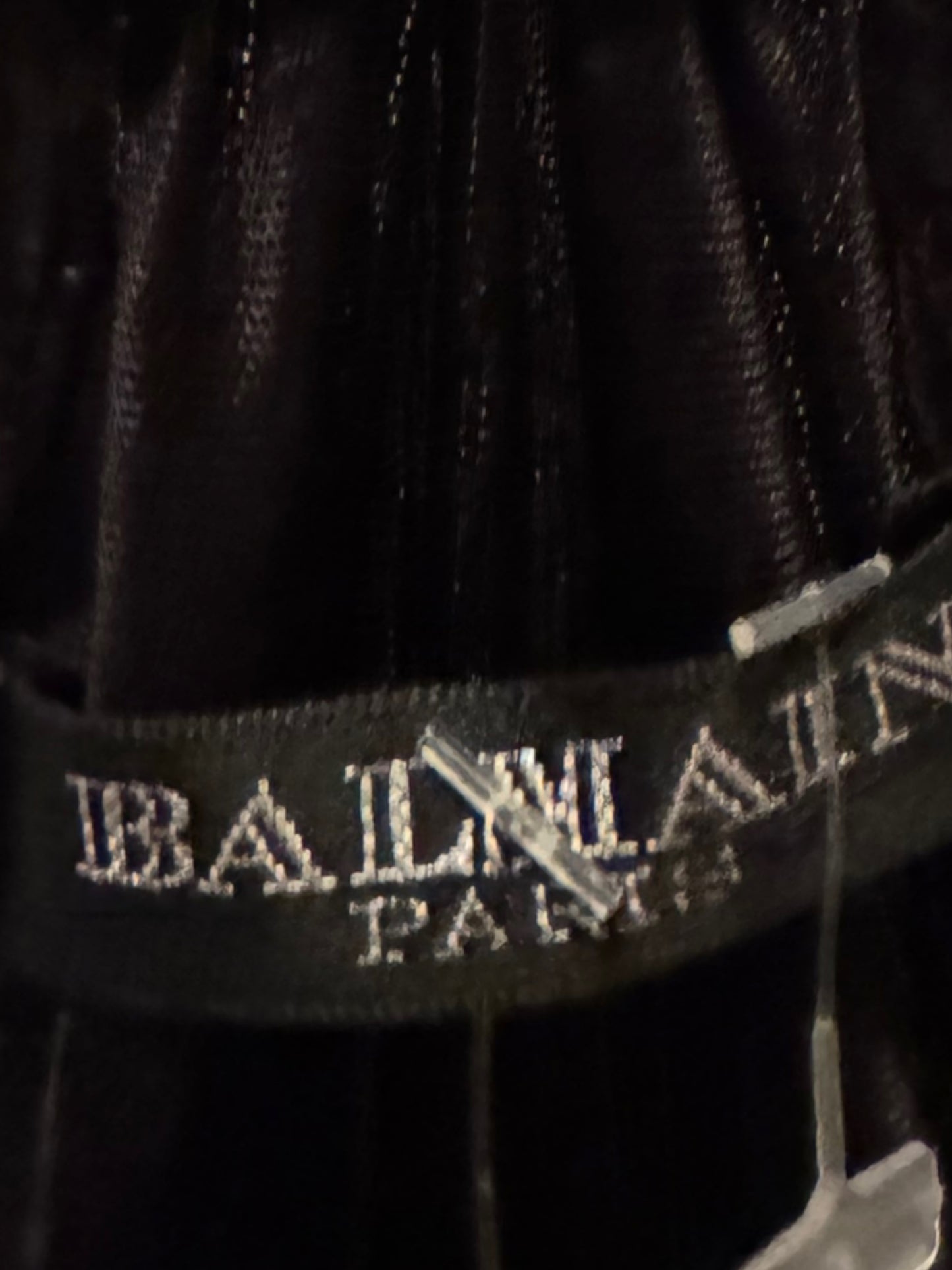 BALMAIN black jump suit size xs
