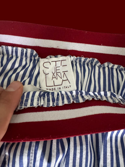 STELLA JEAN striped skirt size small