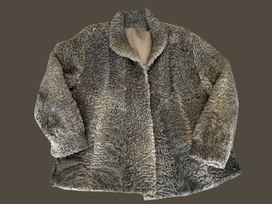 PERSIAN LAMB vintage coat size large