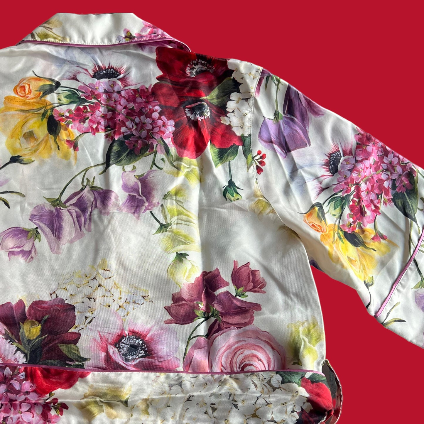 DOLCE & GABBANA floral shirt size small