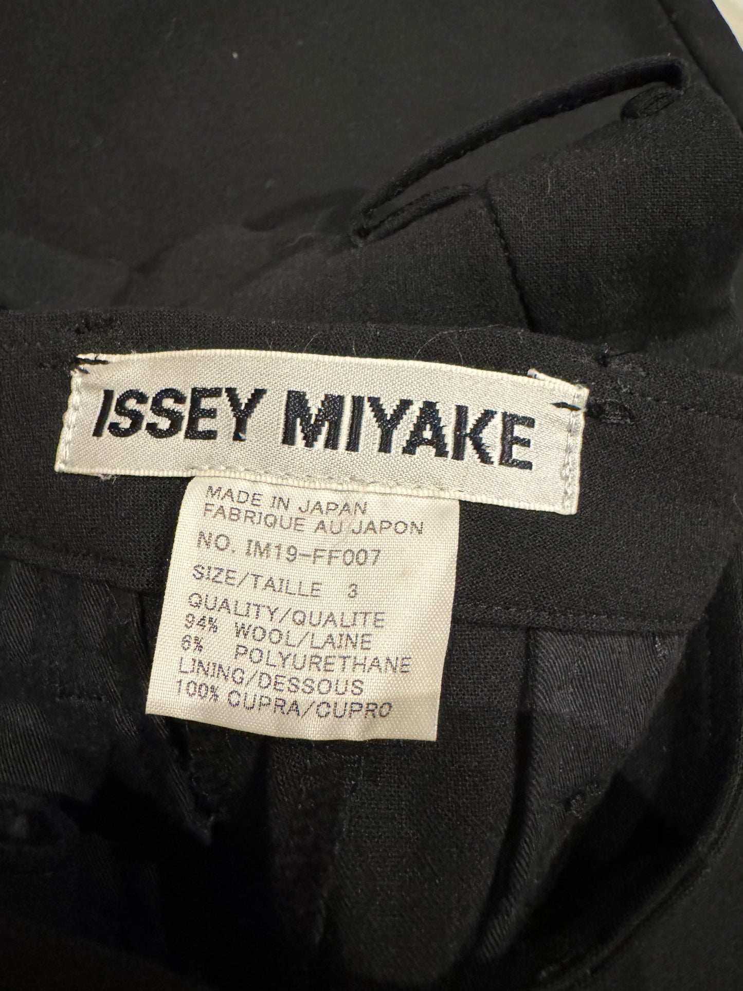 ISSEY MIYAKE black pants