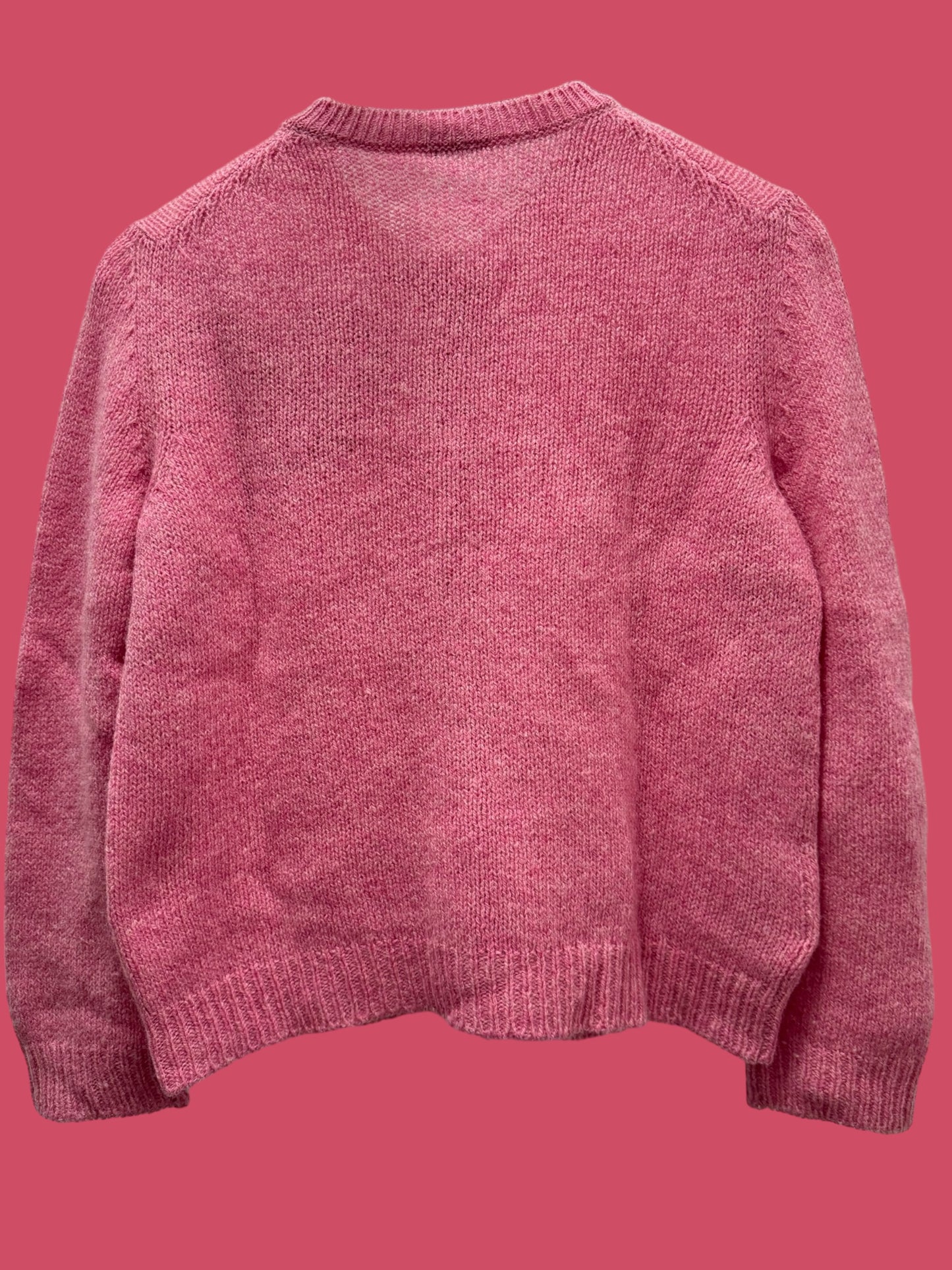 MIU MIU pink knit cardigan