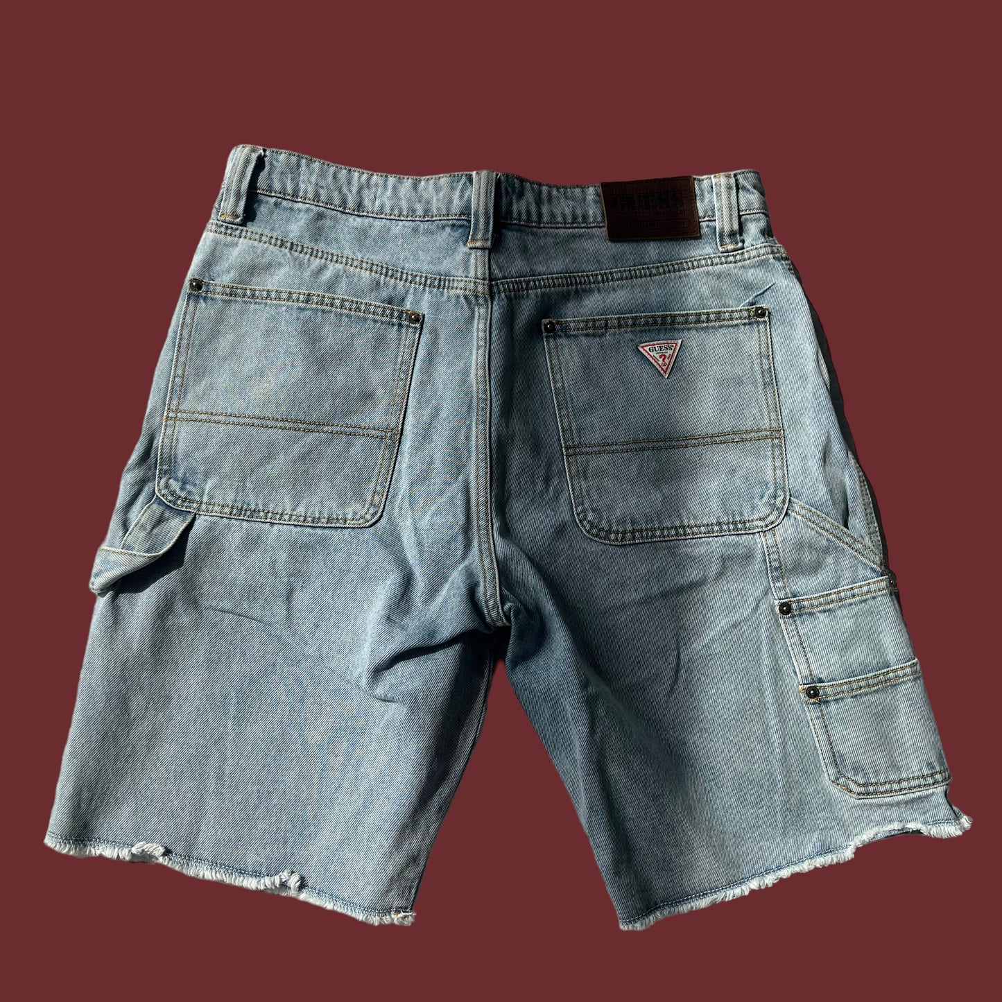 mens GUESS ORIGINALS jean shorts size medium