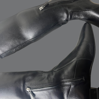 PRADA leather boots size 10